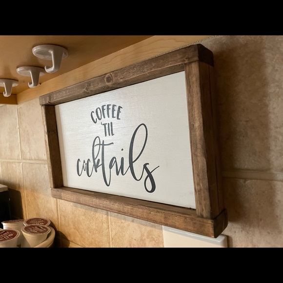 Rustic Coffee Sign - Picture 5 of 5